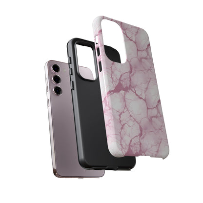 Marble Opulence in Pink - Tough Phone Case