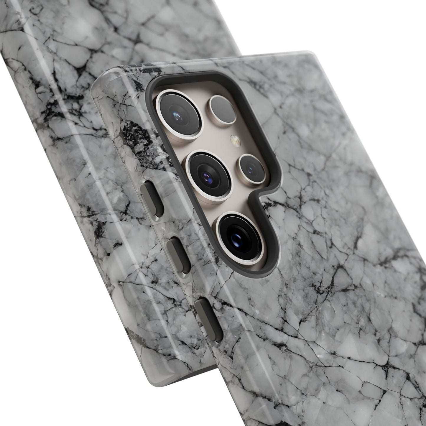 Marble Opulence in Grey - iPhone Case, Samsung Galaxy Case, Google Pixel Case