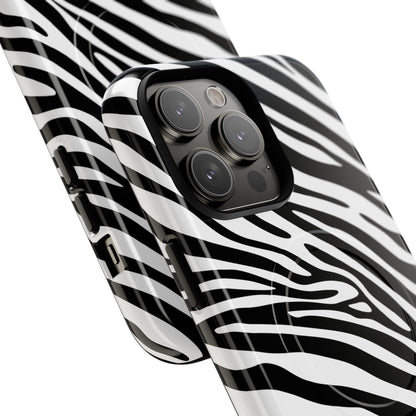 Dark Thoughts in Urban Zebra - iPhone Magsafe Case
