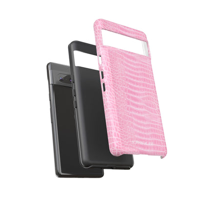Luxe Leather in Pink - Tough Phone Case