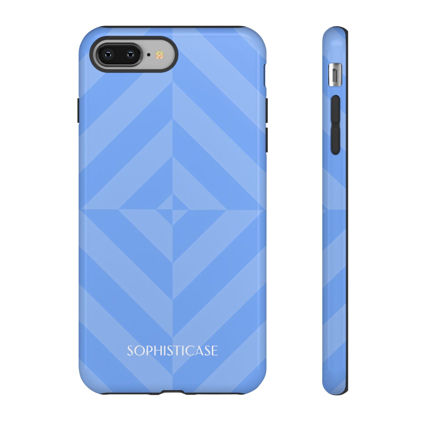 Zenergy in Blue - Dual Layer Shockproof Phone Case for iPhone, Google Pixel and Samsung Galaxy