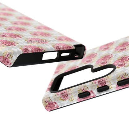 Rose Diamond Romance in Colette - Tough Phone Case