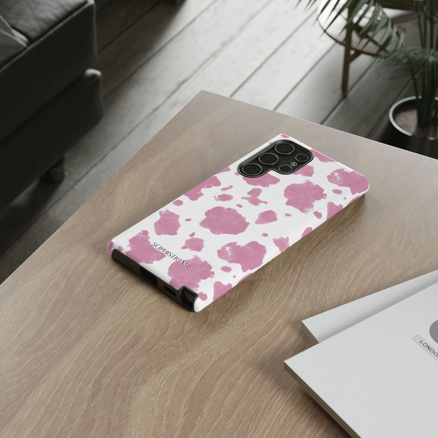 Holy Cow in Pink - iPhone Case, Samsung Galaxy Case, Google Pixel Case