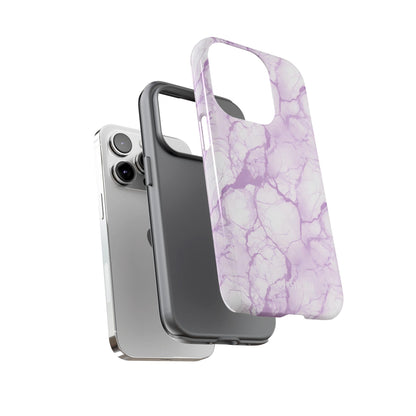 Marble Opulence in Purple - iPhone Case