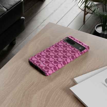Tough Love in Purple - Tough Phone Case
