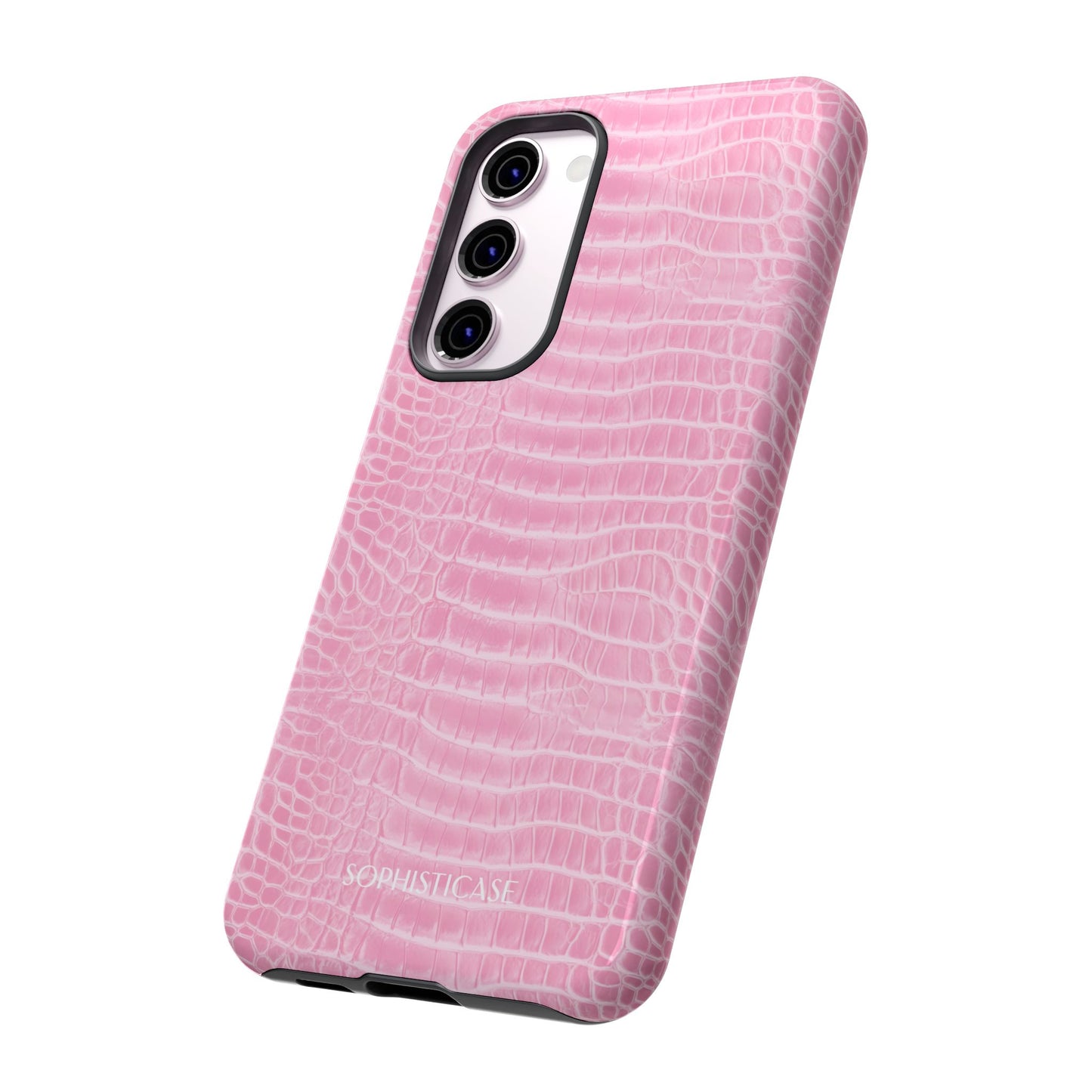 Luxe Leather in Pink - Tough Phone Case