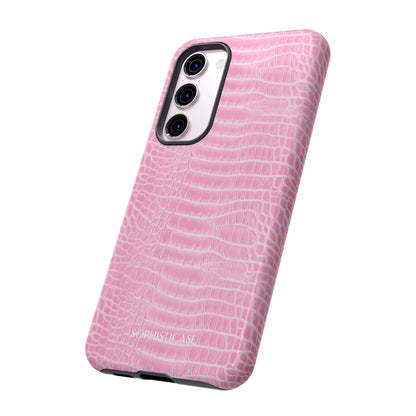 Luxe Leather in Pink - Tough Phone Case