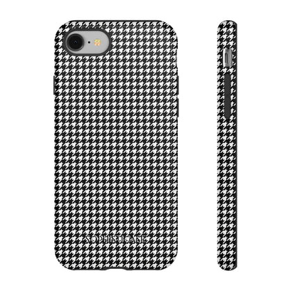 Tough Case - Houndstooth in Black