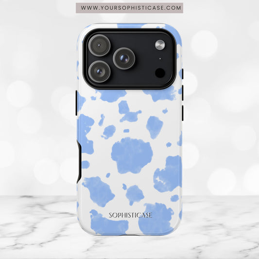 Holy Cow in Blue - iPhone Case