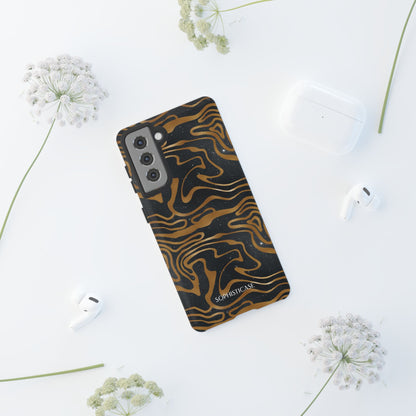 Cosmic Zebra in Black - iPhone Case, Samsung Galaxy Case, Google Pixel Case