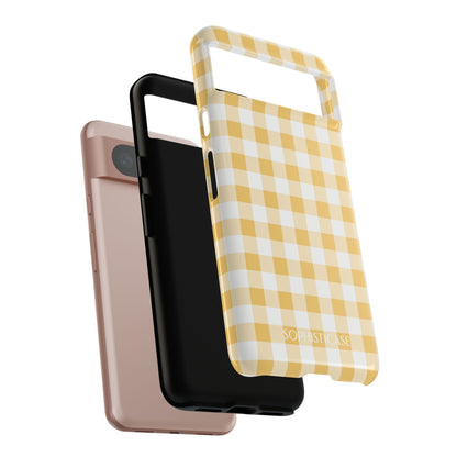 Tough Case - Gingham in Yellow