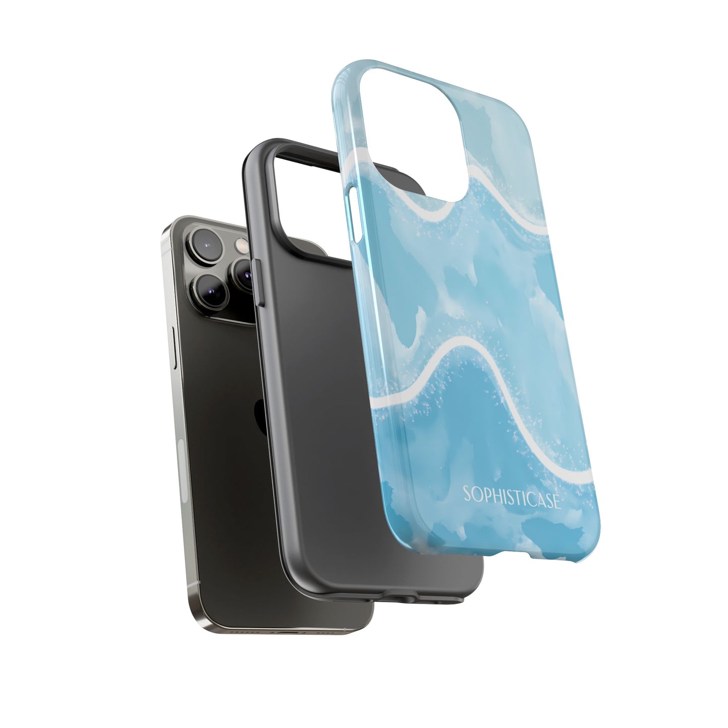 Serenity in Blue - Drop Proof Phone Case for iPhone, Samsung Galaxy and Google Pixel