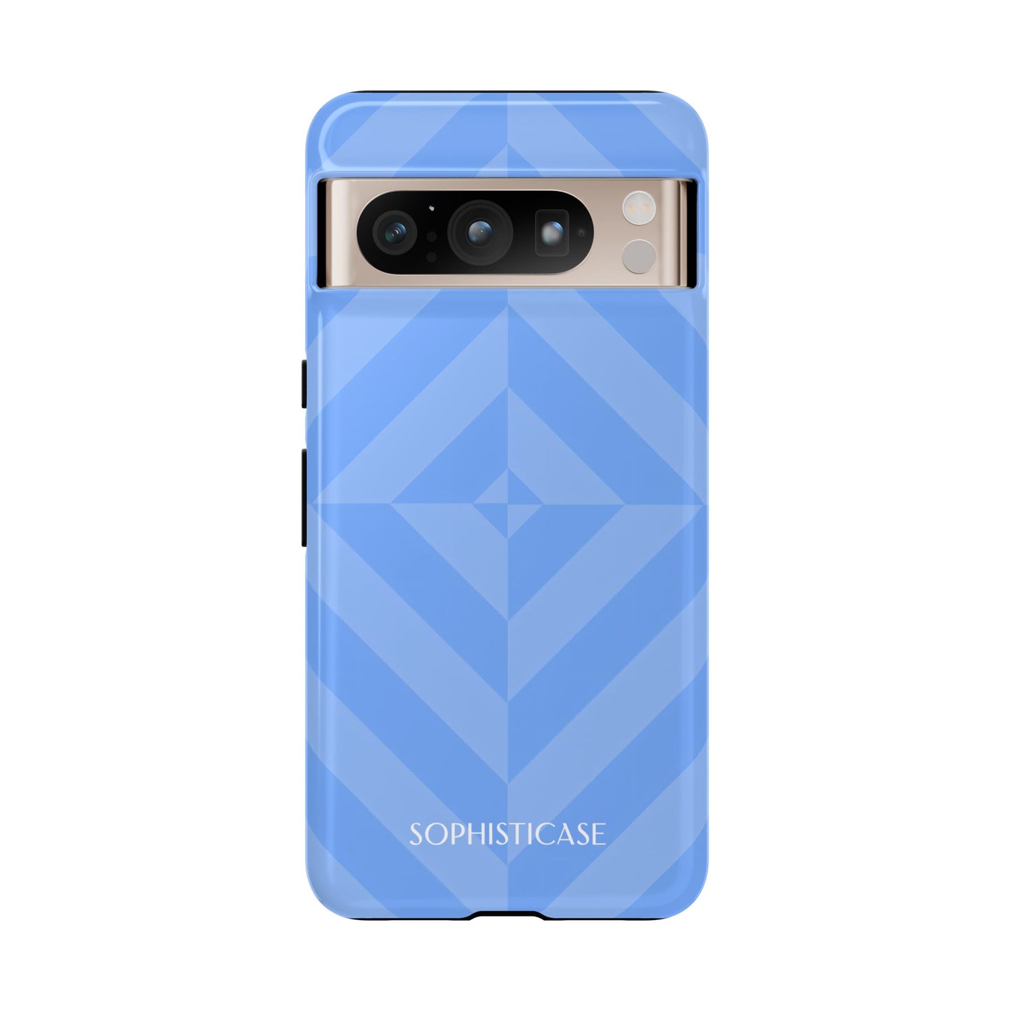 Zenergy in Blue - Dual Layer Shockproof Phone Case for iPhone, Google Pixel and Samsung Galaxy