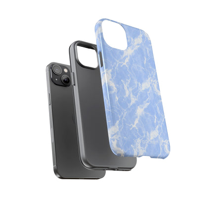 Marble Crush in Blue - Tough Phone Case