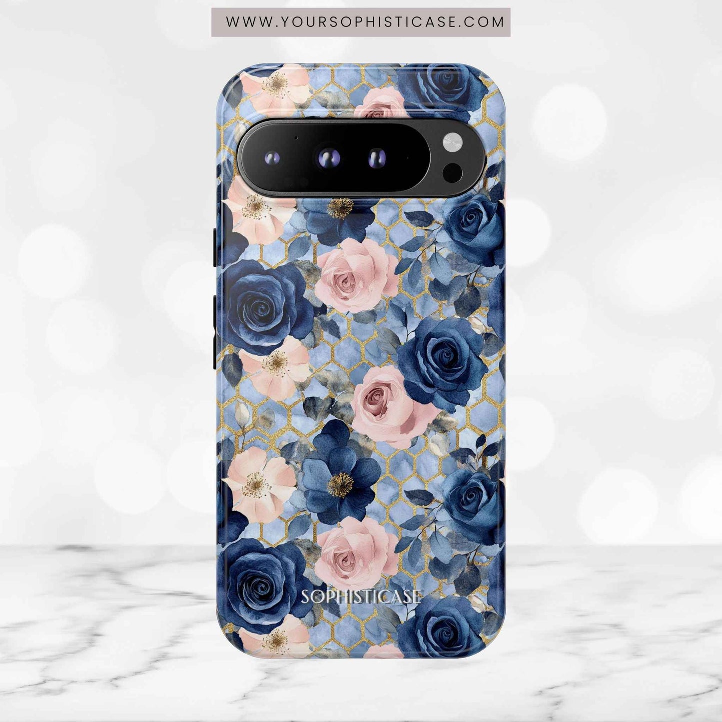 Royal Floral in Gilded Sky - Tough Phone Case