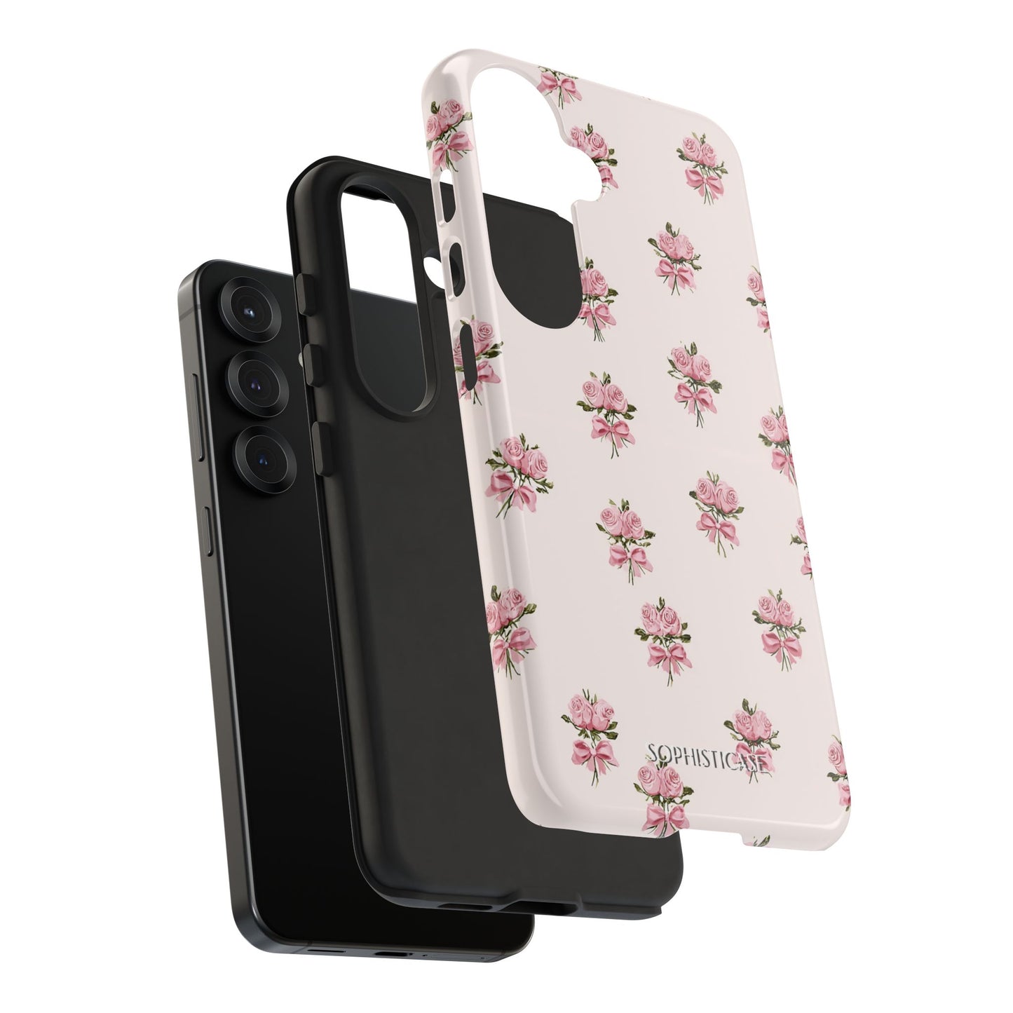 The Sweetest Thing in Coquette Rose Bouquet - iPhone Case, Samsung Galaxy Case, Google Pixel Case