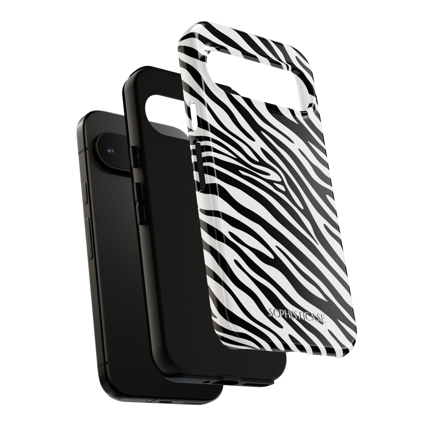 Dark Thoughts in Urban Zebra - Tough Phone Case