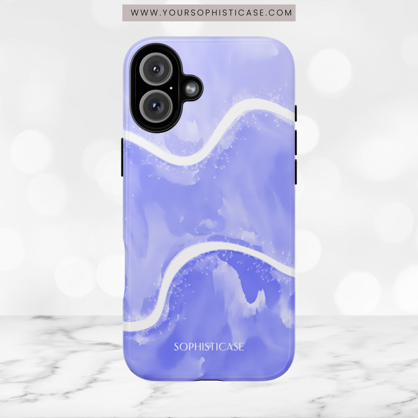 Serenity in Light Purple - iPhone Case