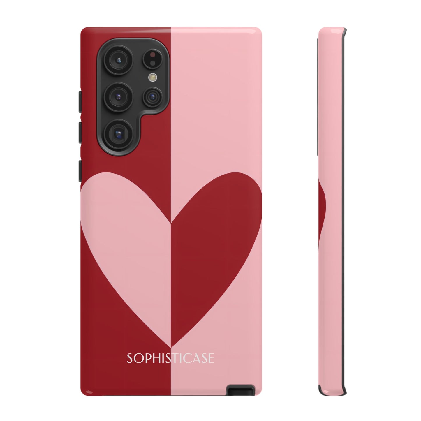 Be Mine in Red and Pink - iPhone Case, Samsung Galaxy Case, Google Pixel Case