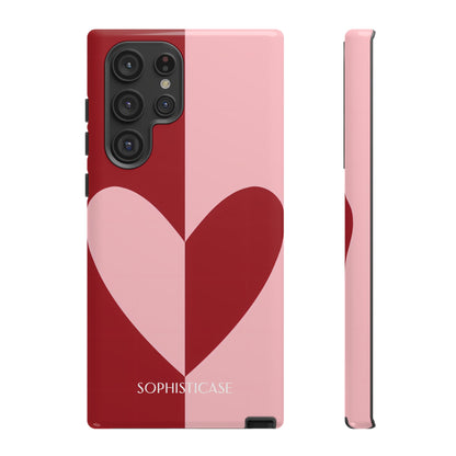 Be Mine in Red and Pink - iPhone Case, Samsung Galaxy Case, Google Pixel Case