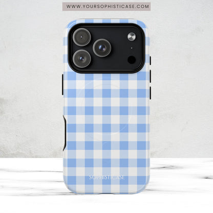 Gingham in Blue - Magsafe Case