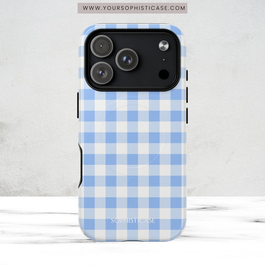 Gingham in Blue - Magsafe Case