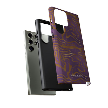 Cosmic Gold in Purple - iPhone Case, Samsung Galaxy Case, Google Pixel Case