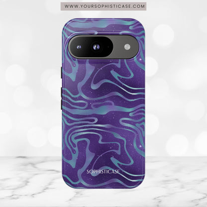 Cosmic Gold in Blue & Purple - iPhone Case, Samsung Galaxy Case, Google Pixel Case