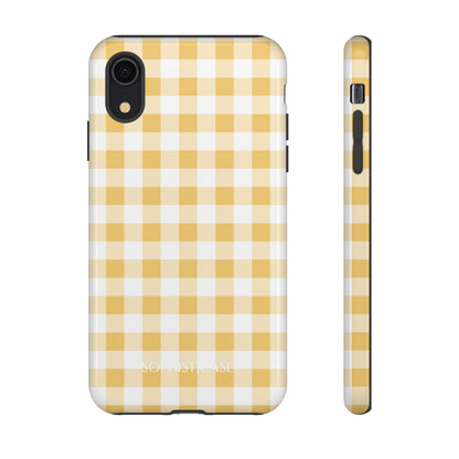 Tough Case - Gingham in Yellow