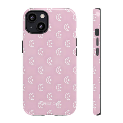 Moon Phase in Pink - iPhone Case
