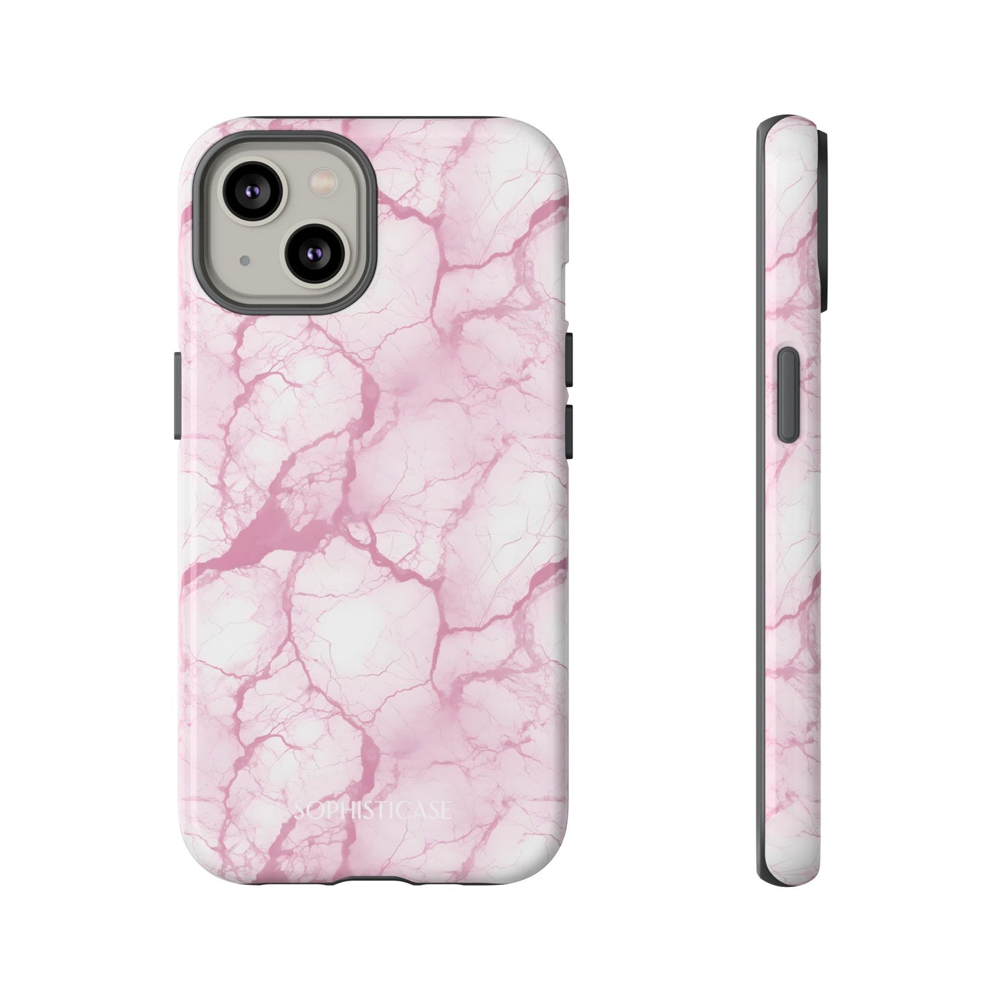 Marble Opulence in Pink - Tough Phone Case
