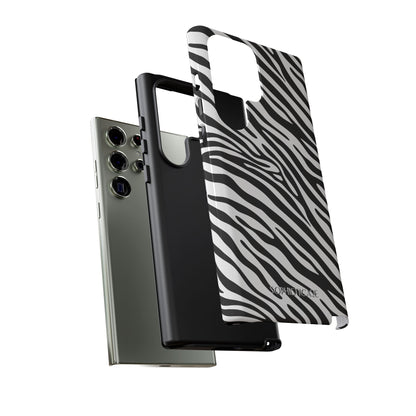 Dark Thoughts in Urban Zebra - Tough Phone Case