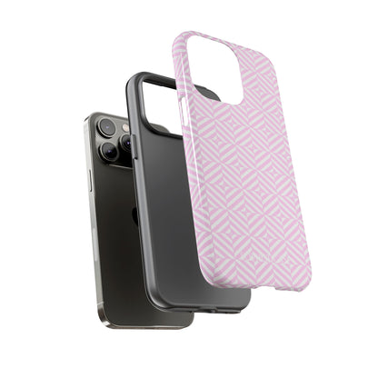 Illusions in Pink - Dual Layer Shockproof Phone Case for iPhone, Google Pixel and Samsung Galaxy