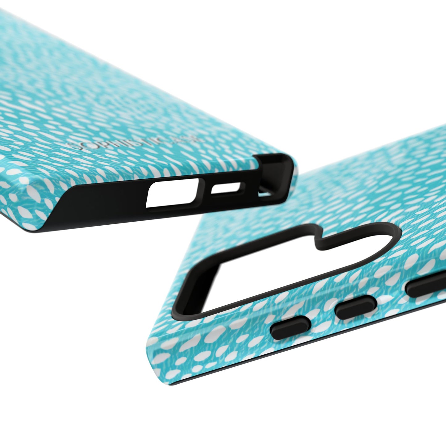 Oh Deer! in Aqua - Tough Phone Case for Samsung Galaxy