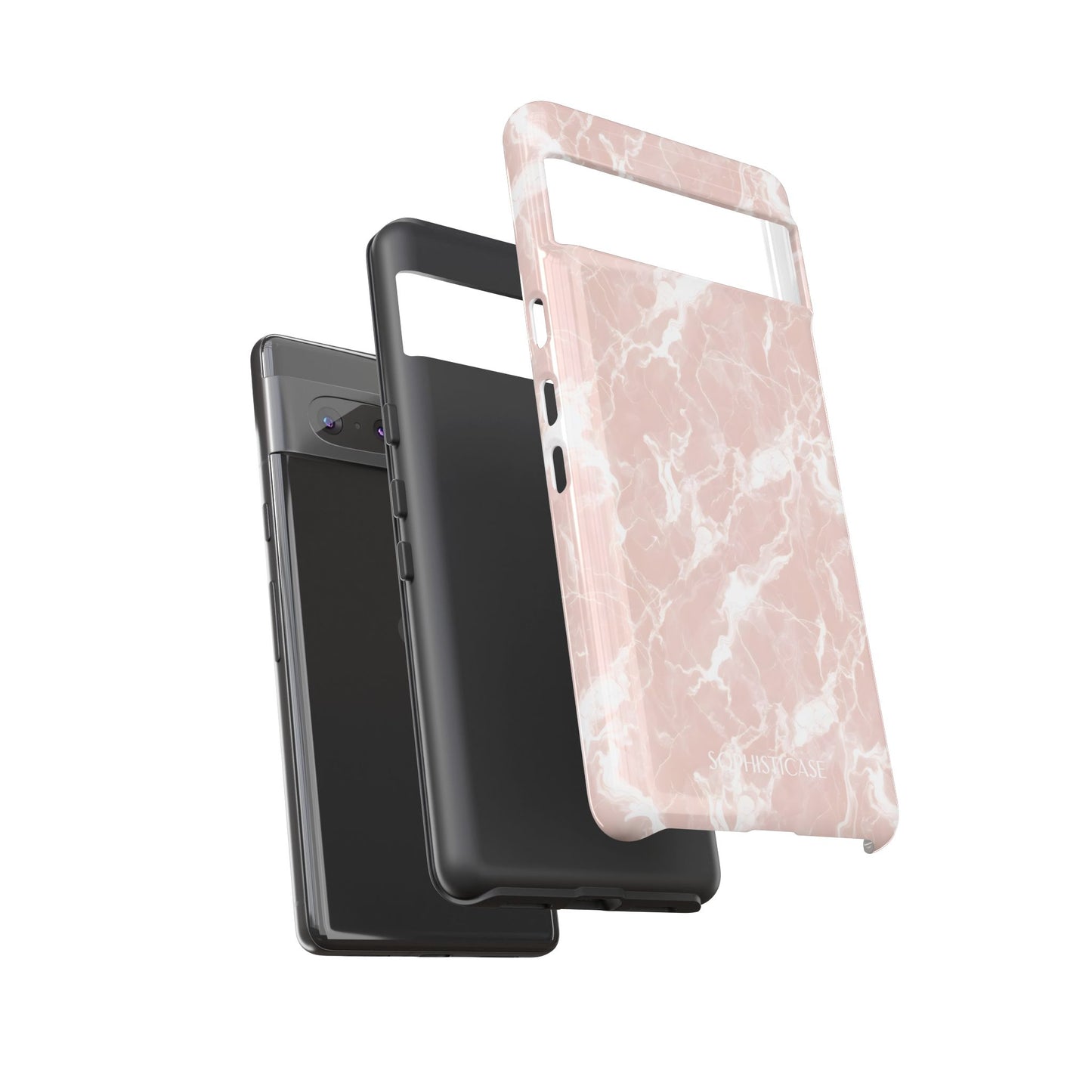 Marble Crush in Neutral Beige - Tough Phone Case