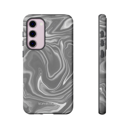 Liquid Dreams in Charcoal - Tough Phone Case