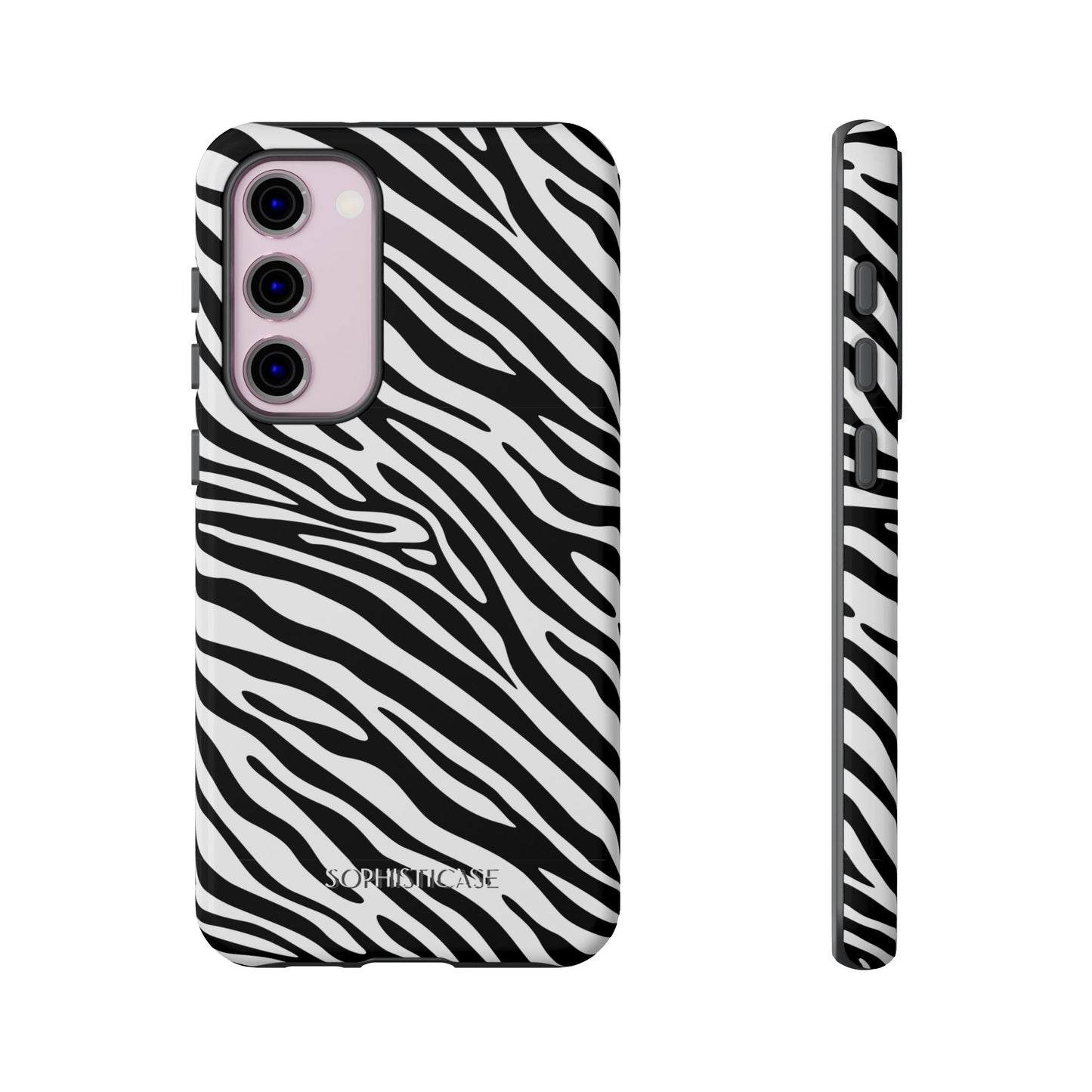 Dark Thoughts in Urban Zebra - Tough Phone Case