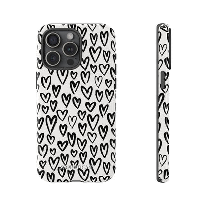 Dark Thoughts in Urban Heart - Tough Phone Case