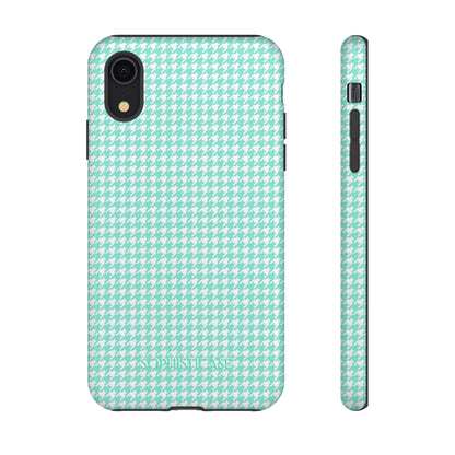 Tough Case - Houndstooth in Green