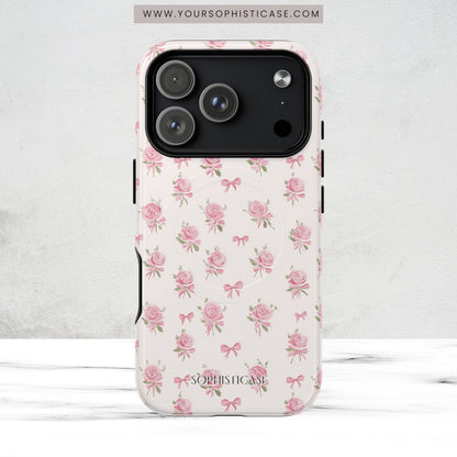 The Sweetest Thing in Coquette Roses and Bows - Magsafe Case