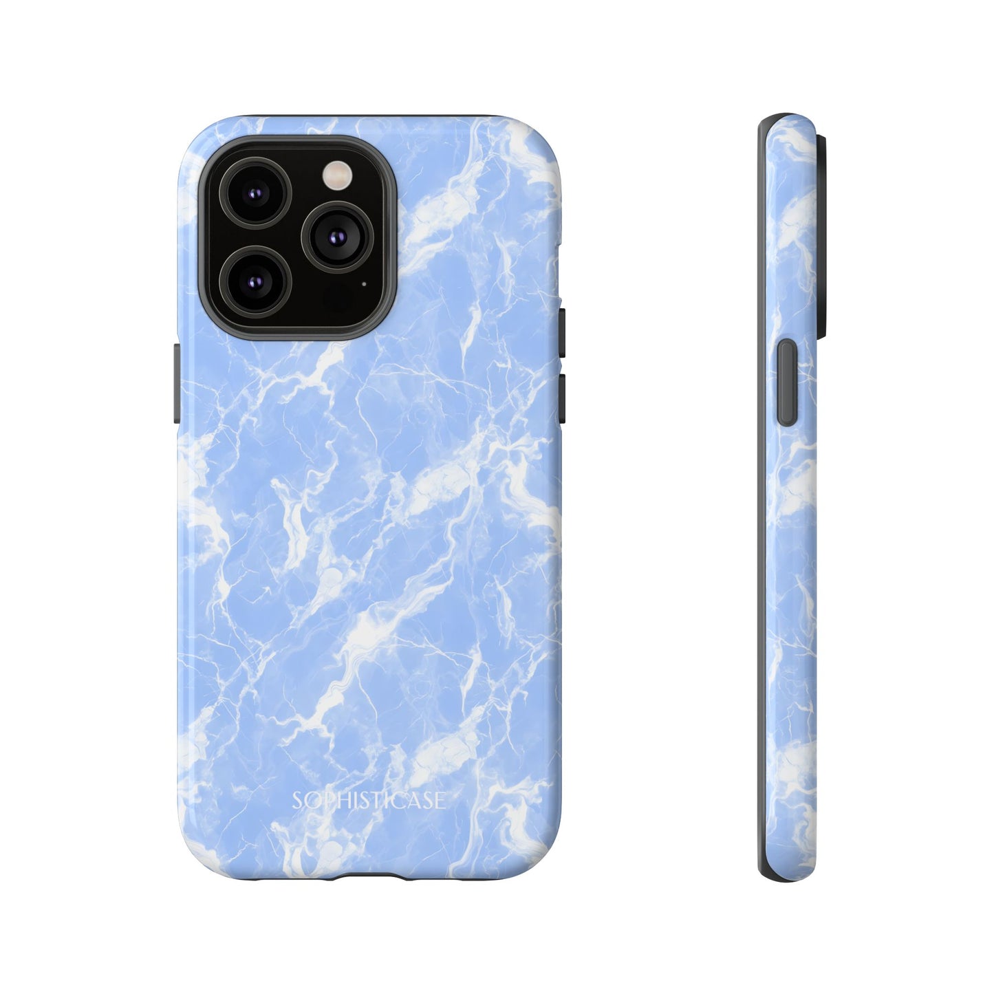 Marble Crush in Blue - Tough Phone Case