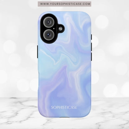 Liquid Magic in Blue Haze - iPhone Case