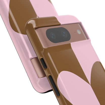 Be Mine in Pink and Brown - iPhone Case, Samsung Galaxy Case, Google Pixel Case