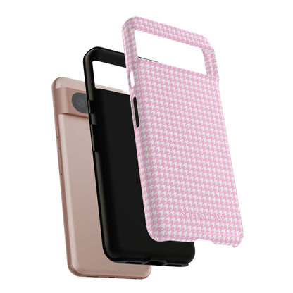 Tough Case - Houndstooth in Pink