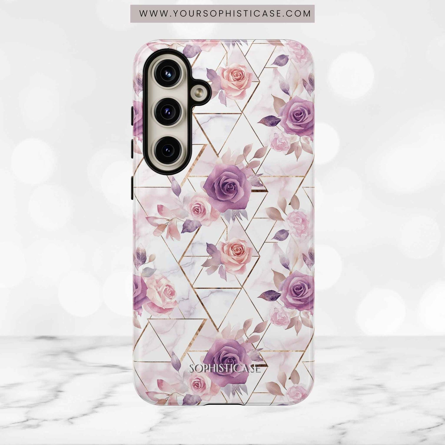 Royal Floral in Rose Royale - Tough Phone Case