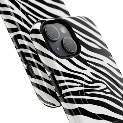Dark Thoughts in Urban Zebra - iPhone Magsafe Case
