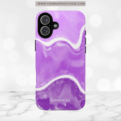 Serenity in Deep Purple - iPhone Case