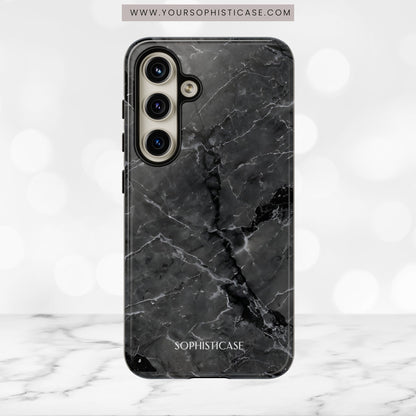 Marble Opulence in Black - iPhone Case, Samsung Galaxy Case, Google Pixel Case