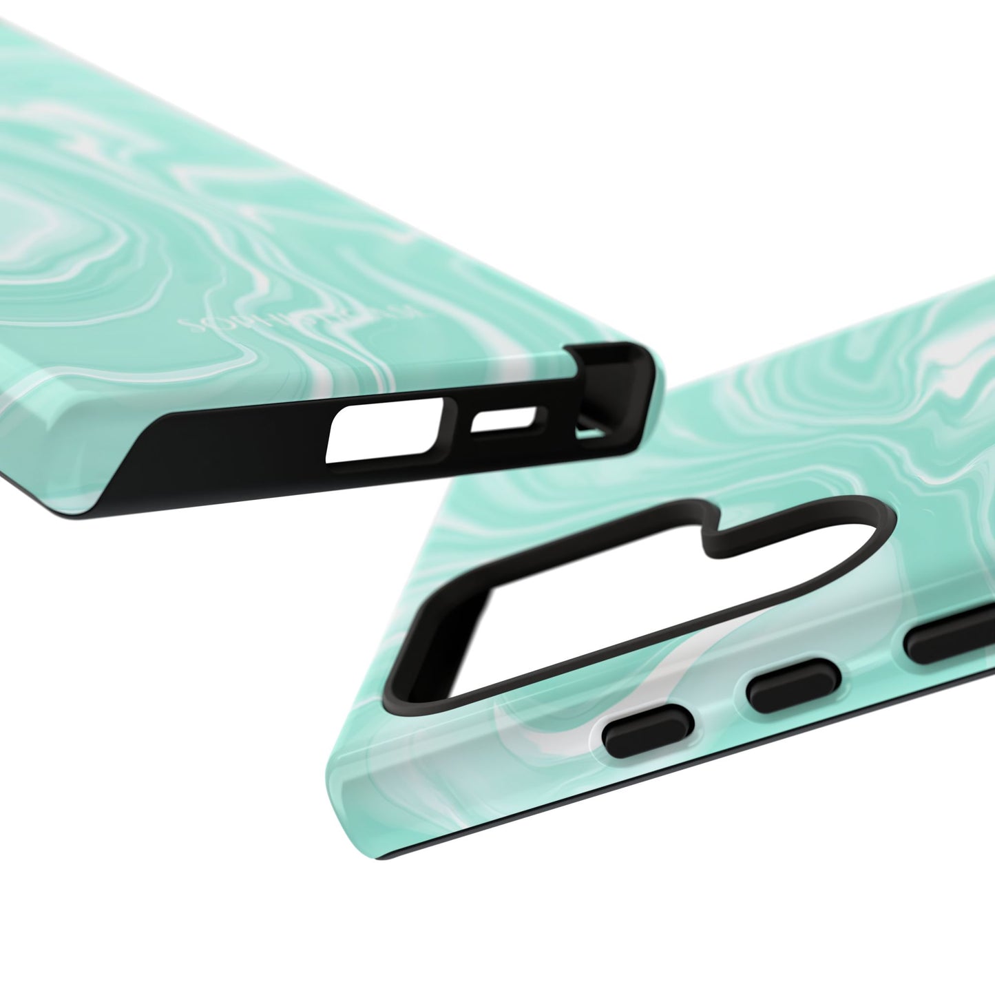 Liquid Dreams in Green - Tough Phone Case