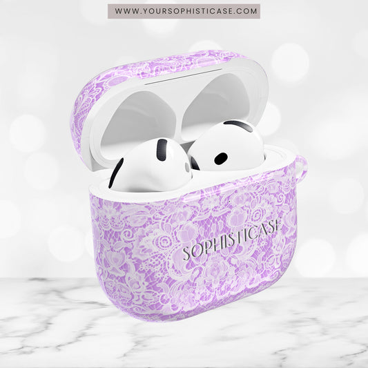 AirPod Cases - Luxe Lace in Purple